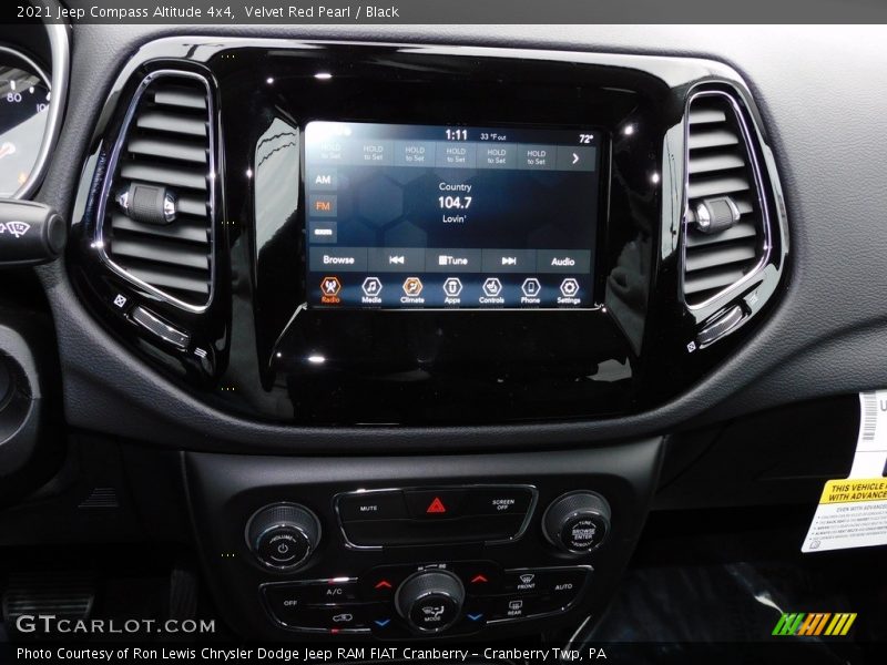 Velvet Red Pearl / Black 2021 Jeep Compass Altitude 4x4