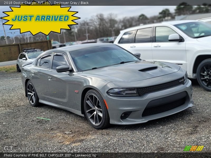 Destroyer Gray / Black 2018 Dodge Charger R/T 392