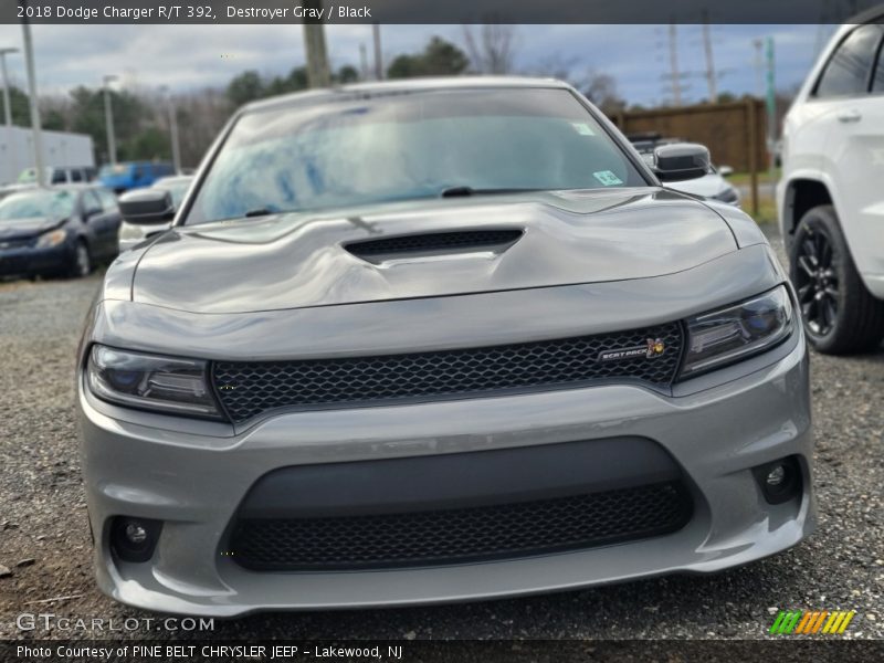 Destroyer Gray / Black 2018 Dodge Charger R/T 392