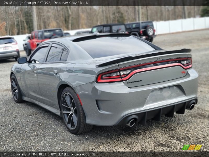 Destroyer Gray / Black 2018 Dodge Charger R/T 392