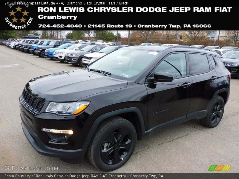 Diamond Black Crystal Pearl / Black 2021 Jeep Compass Latitude 4x4