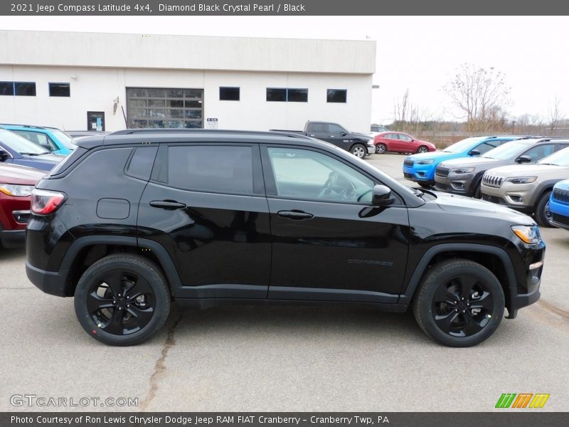 Diamond Black Crystal Pearl / Black 2021 Jeep Compass Latitude 4x4