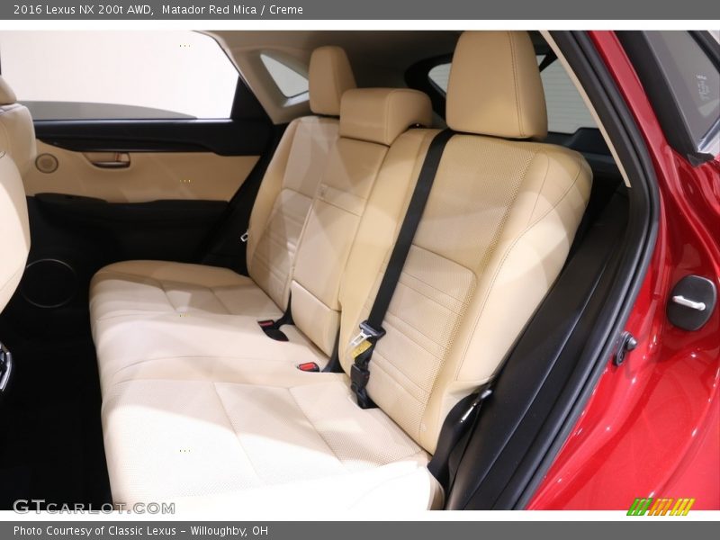 Matador Red Mica / Creme 2016 Lexus NX 200t AWD