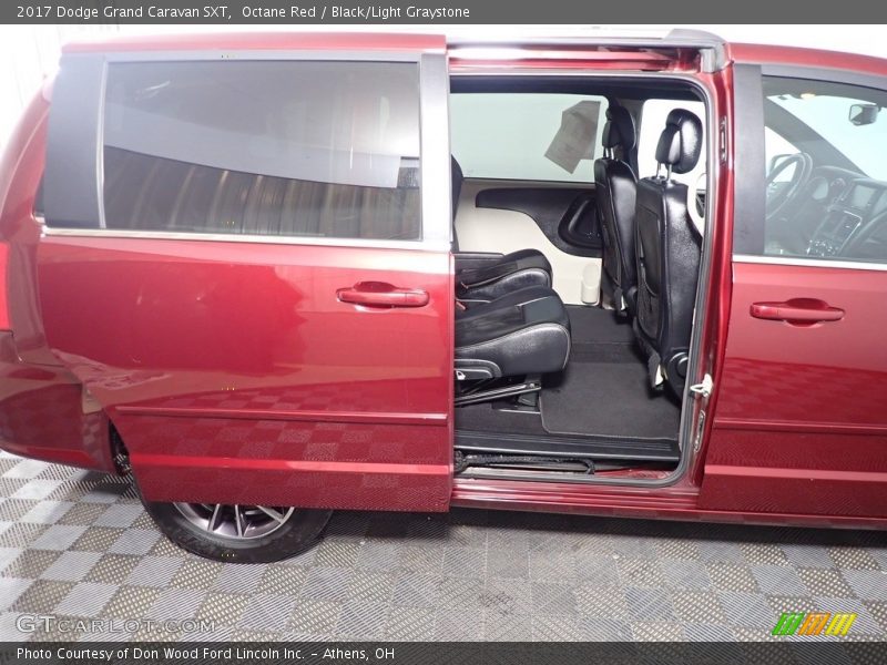 Octane Red / Black/Light Graystone 2017 Dodge Grand Caravan SXT
