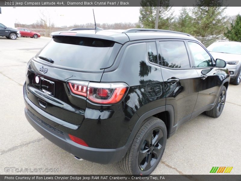 Diamond Black Crystal Pearl / Black 2021 Jeep Compass Latitude 4x4