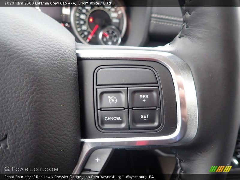 Bright White / Black 2020 Ram 2500 Laramie Crew Cab 4x4