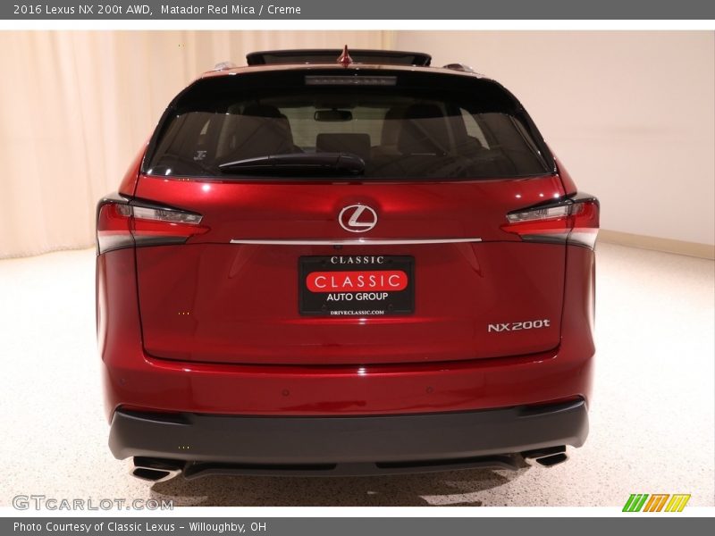 Matador Red Mica / Creme 2016 Lexus NX 200t AWD