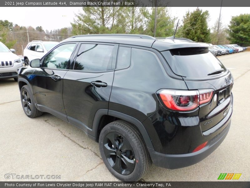 Diamond Black Crystal Pearl / Black 2021 Jeep Compass Latitude 4x4