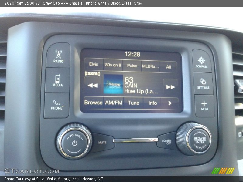 Bright White / Black/Diesel Gray 2020 Ram 3500 SLT Crew Cab 4x4 Chassis