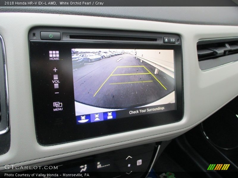White Orchid Pearl / Gray 2018 Honda HR-V EX-L AWD