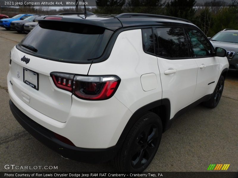 White / Black 2021 Jeep Compass Altitude 4x4