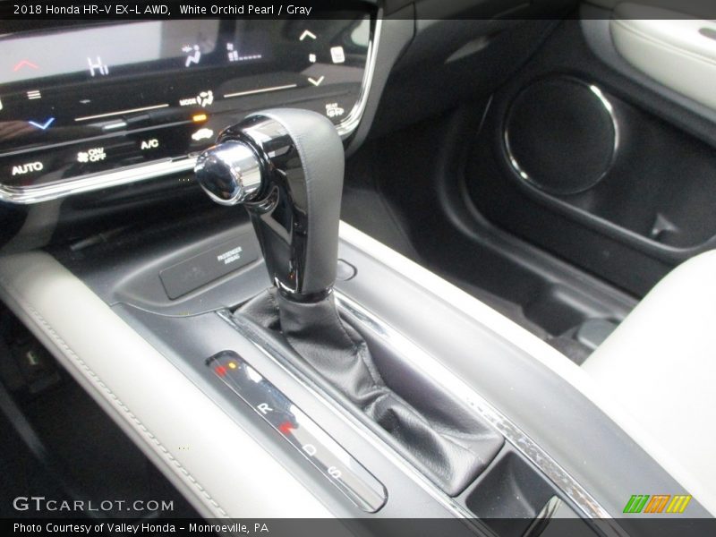 White Orchid Pearl / Gray 2018 Honda HR-V EX-L AWD
