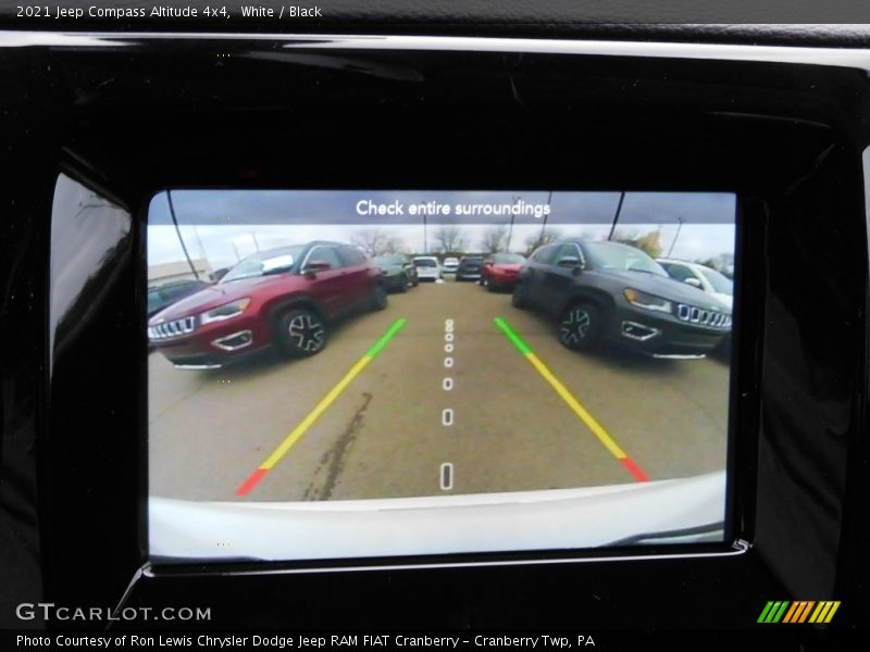 White / Black 2021 Jeep Compass Altitude 4x4