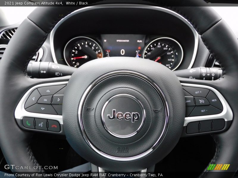 White / Black 2021 Jeep Compass Altitude 4x4
