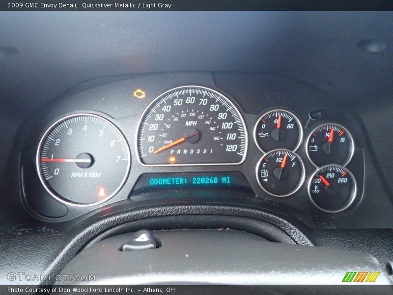 Quicksilver Metallic / Light Gray 2009 GMC Envoy Denali