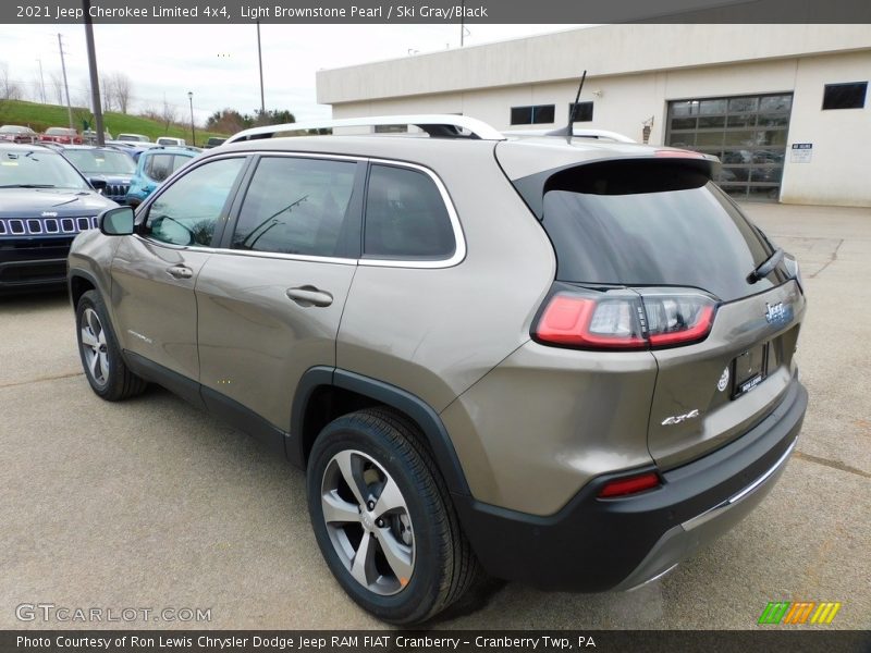 Light Brownstone Pearl / Ski Gray/Black 2021 Jeep Cherokee Limited 4x4