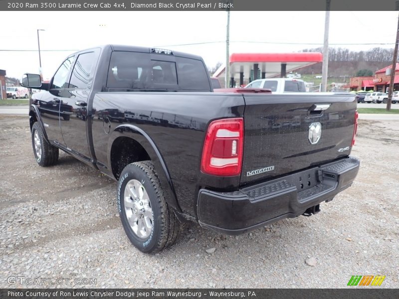 Diamond Black Crystal Pearl / Black 2020 Ram 3500 Laramie Crew Cab 4x4