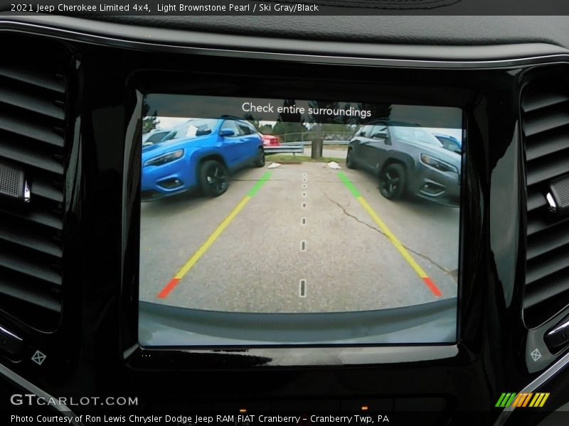 Light Brownstone Pearl / Ski Gray/Black 2021 Jeep Cherokee Limited 4x4