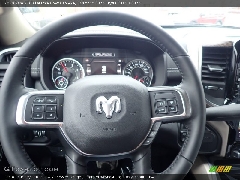Diamond Black Crystal Pearl / Black 2020 Ram 3500 Laramie Crew Cab 4x4