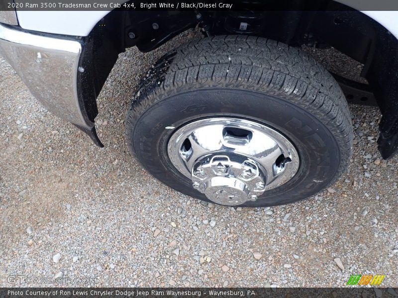 Bright White / Black/Diesel Gray 2020 Ram 3500 Tradesman Crew Cab 4x4