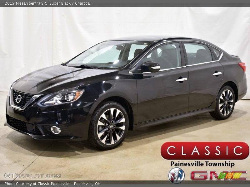 Super Black / Charcoal 2019 Nissan Sentra SR