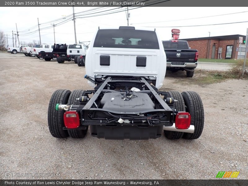 Bright White / Black/Diesel Gray 2020 Ram 3500 Tradesman Crew Cab 4x4