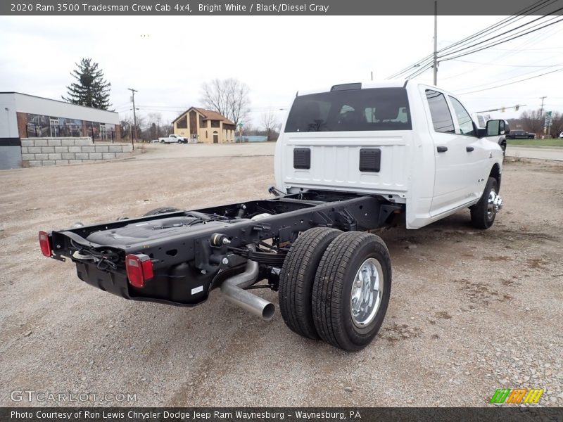 Bright White / Black/Diesel Gray 2020 Ram 3500 Tradesman Crew Cab 4x4