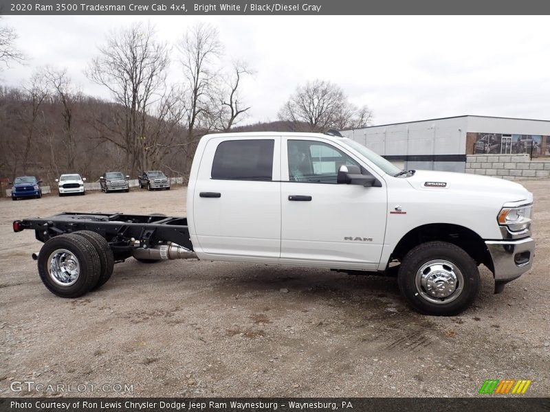 Bright White / Black/Diesel Gray 2020 Ram 3500 Tradesman Crew Cab 4x4