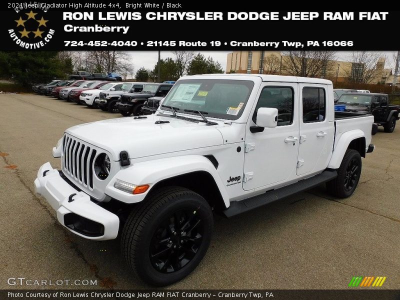 Bright White / Black 2021 Jeep Gladiator High Altitude 4x4