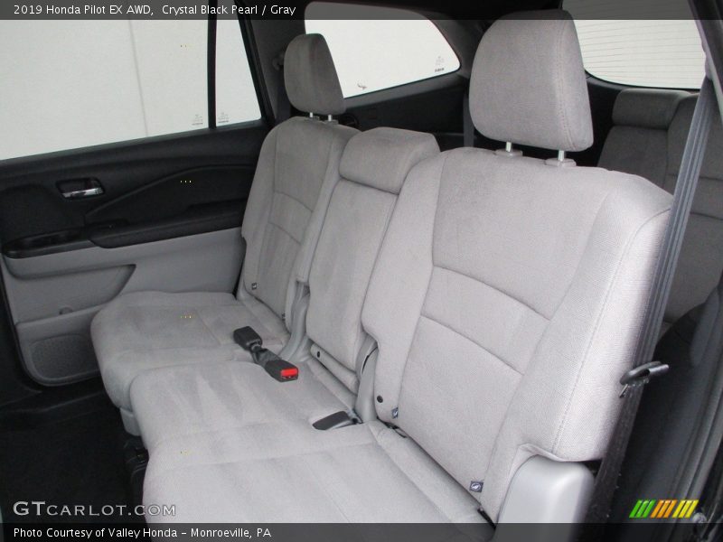Crystal Black Pearl / Gray 2019 Honda Pilot EX AWD