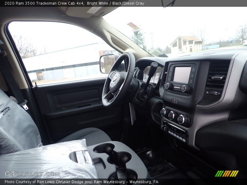 Bright White / Black/Diesel Gray 2020 Ram 3500 Tradesman Crew Cab 4x4