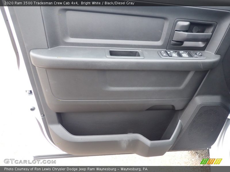 Bright White / Black/Diesel Gray 2020 Ram 3500 Tradesman Crew Cab 4x4