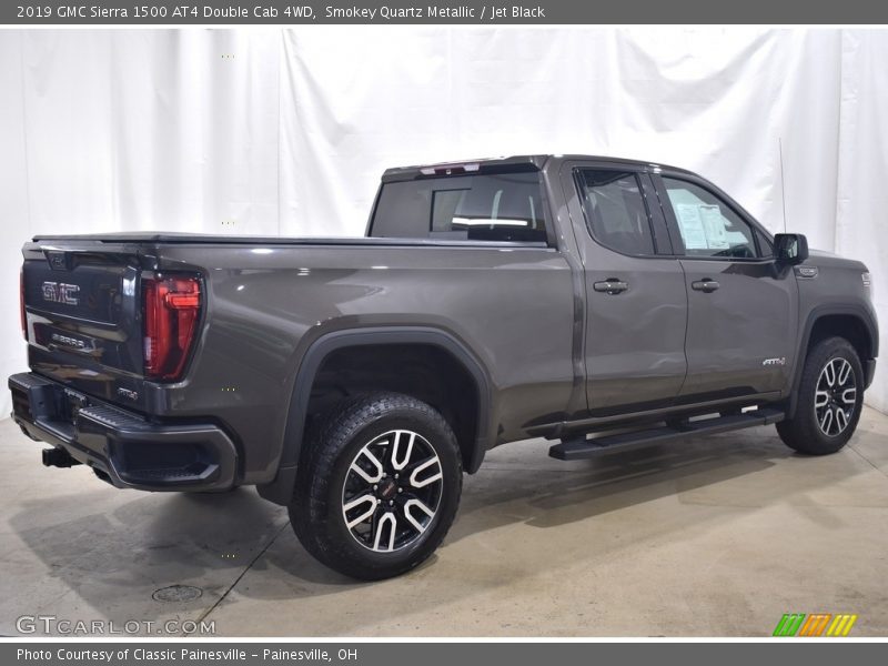 Smokey Quartz Metallic / Jet Black 2019 GMC Sierra 1500 AT4 Double Cab 4WD
