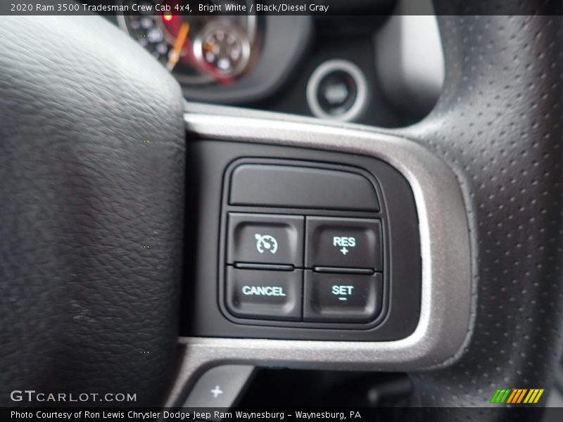 Bright White / Black/Diesel Gray 2020 Ram 3500 Tradesman Crew Cab 4x4