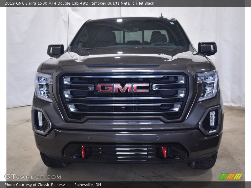 Smokey Quartz Metallic / Jet Black 2019 GMC Sierra 1500 AT4 Double Cab 4WD