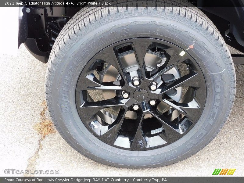Bright White / Black 2021 Jeep Gladiator High Altitude 4x4