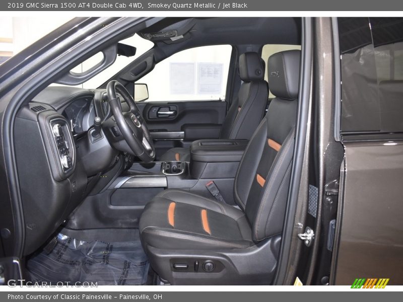 Smokey Quartz Metallic / Jet Black 2019 GMC Sierra 1500 AT4 Double Cab 4WD