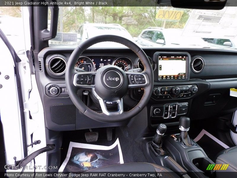 Bright White / Black 2021 Jeep Gladiator High Altitude 4x4