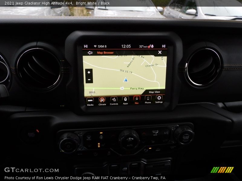 Bright White / Black 2021 Jeep Gladiator High Altitude 4x4