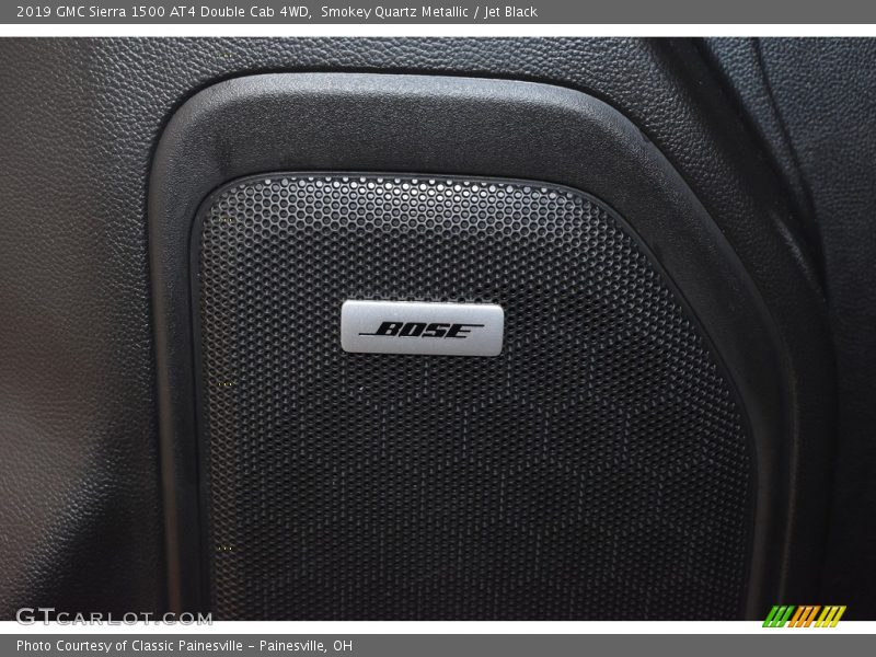 Smokey Quartz Metallic / Jet Black 2019 GMC Sierra 1500 AT4 Double Cab 4WD