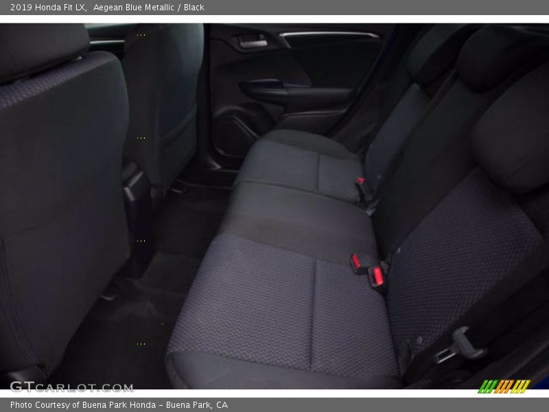 Aegean Blue Metallic / Black 2019 Honda Fit LX