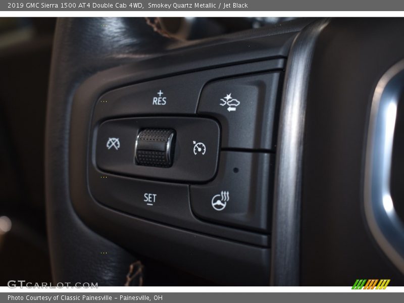Smokey Quartz Metallic / Jet Black 2019 GMC Sierra 1500 AT4 Double Cab 4WD