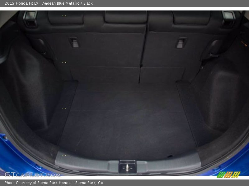Aegean Blue Metallic / Black 2019 Honda Fit LX