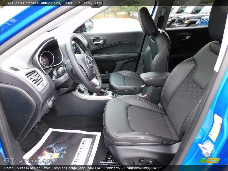 Laser Blue Pearl / Black 2021 Jeep Compass Latitude 4x4