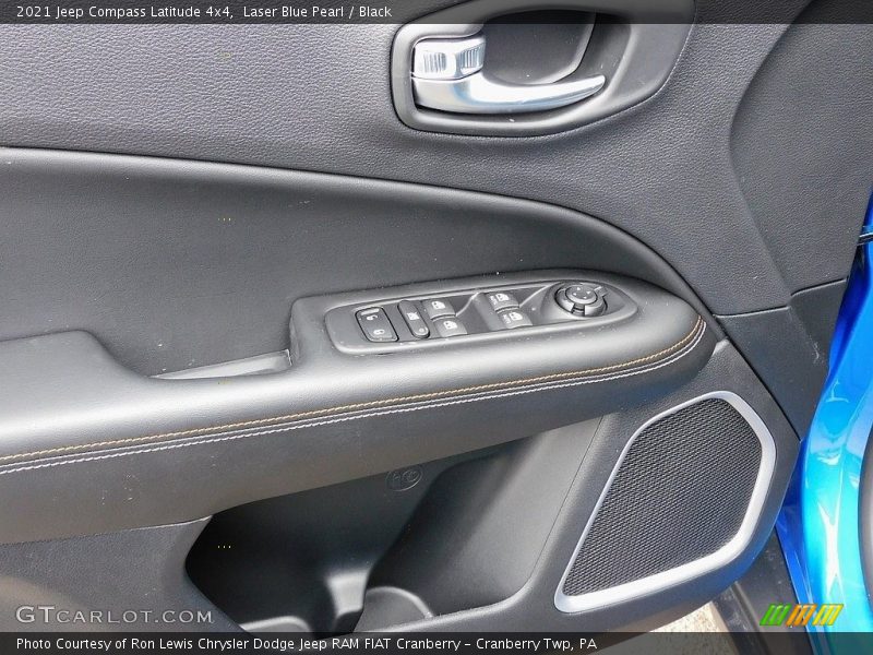 Laser Blue Pearl / Black 2021 Jeep Compass Latitude 4x4