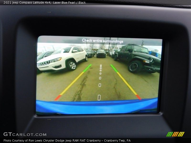 Laser Blue Pearl / Black 2021 Jeep Compass Latitude 4x4