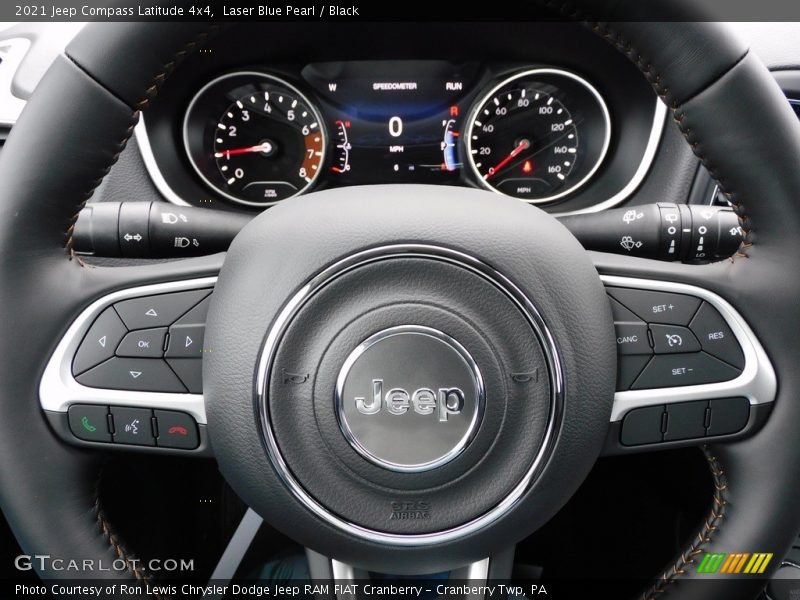 Laser Blue Pearl / Black 2021 Jeep Compass Latitude 4x4