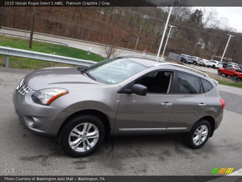 Platinum Graphite / Gray 2015 Nissan Rogue Select S AWD