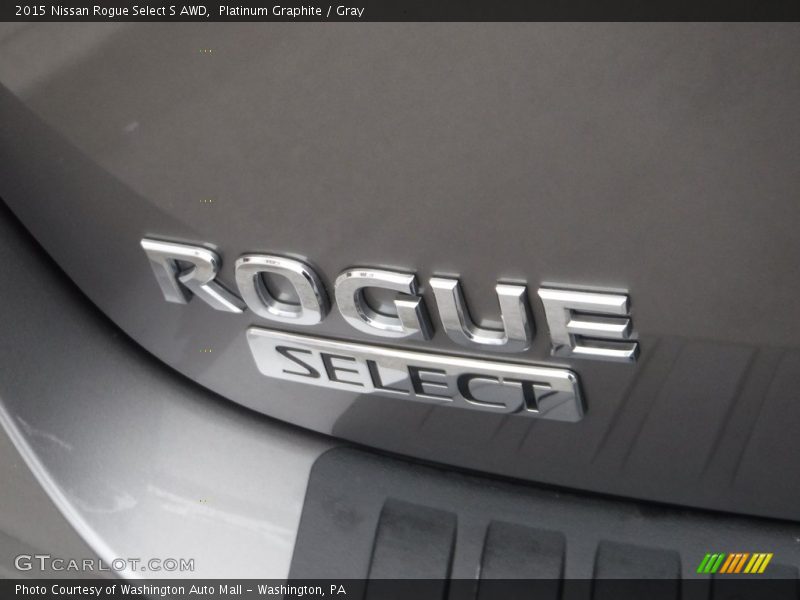Platinum Graphite / Gray 2015 Nissan Rogue Select S AWD