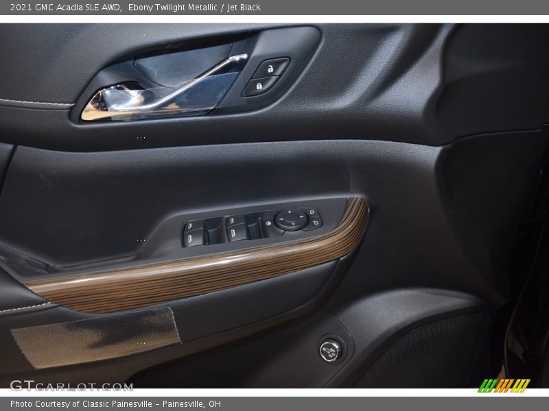 Ebony Twilight Metallic / Jet Black 2021 GMC Acadia SLE AWD